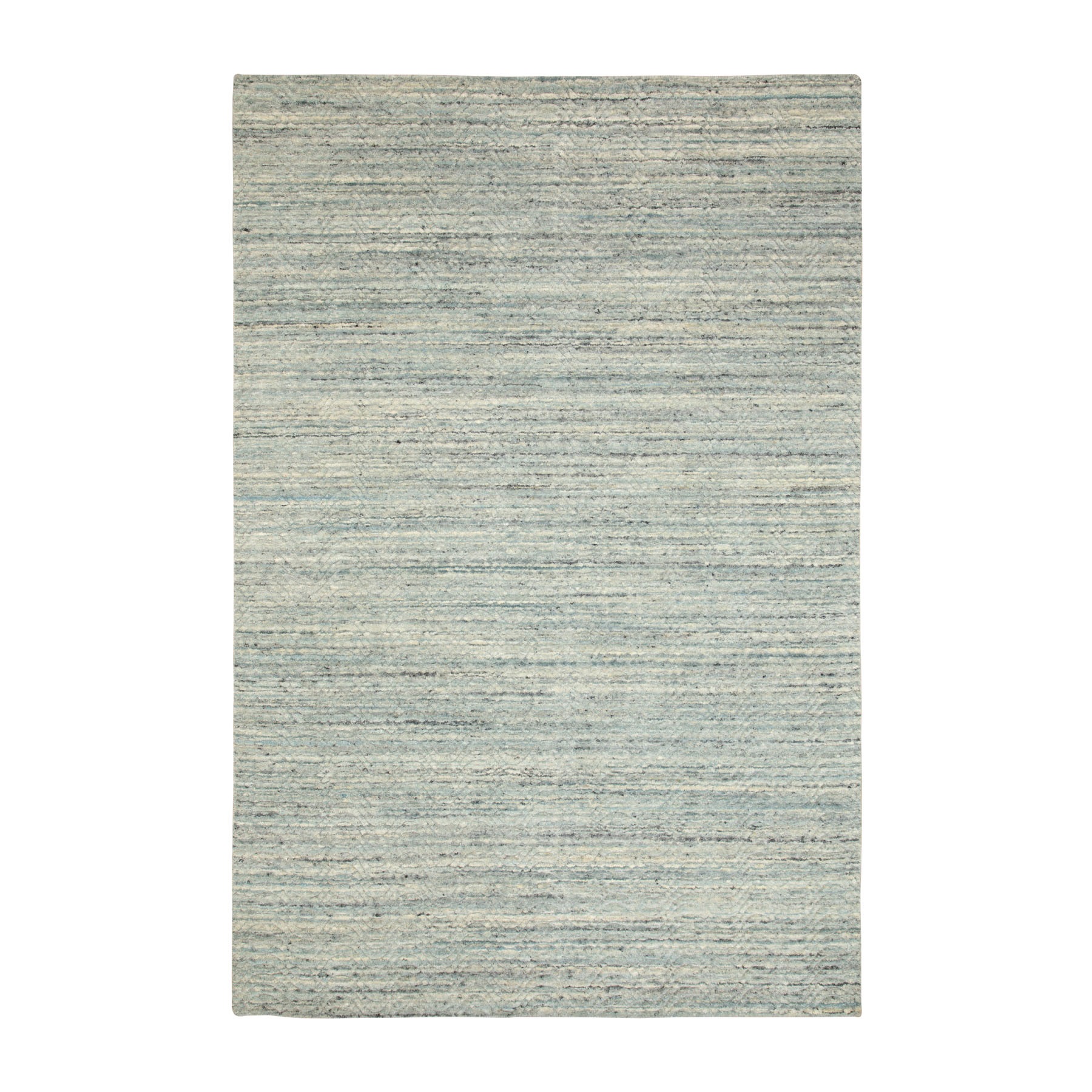 Modern & Contemporary Wool Power-Loomed Area Rug 6'0